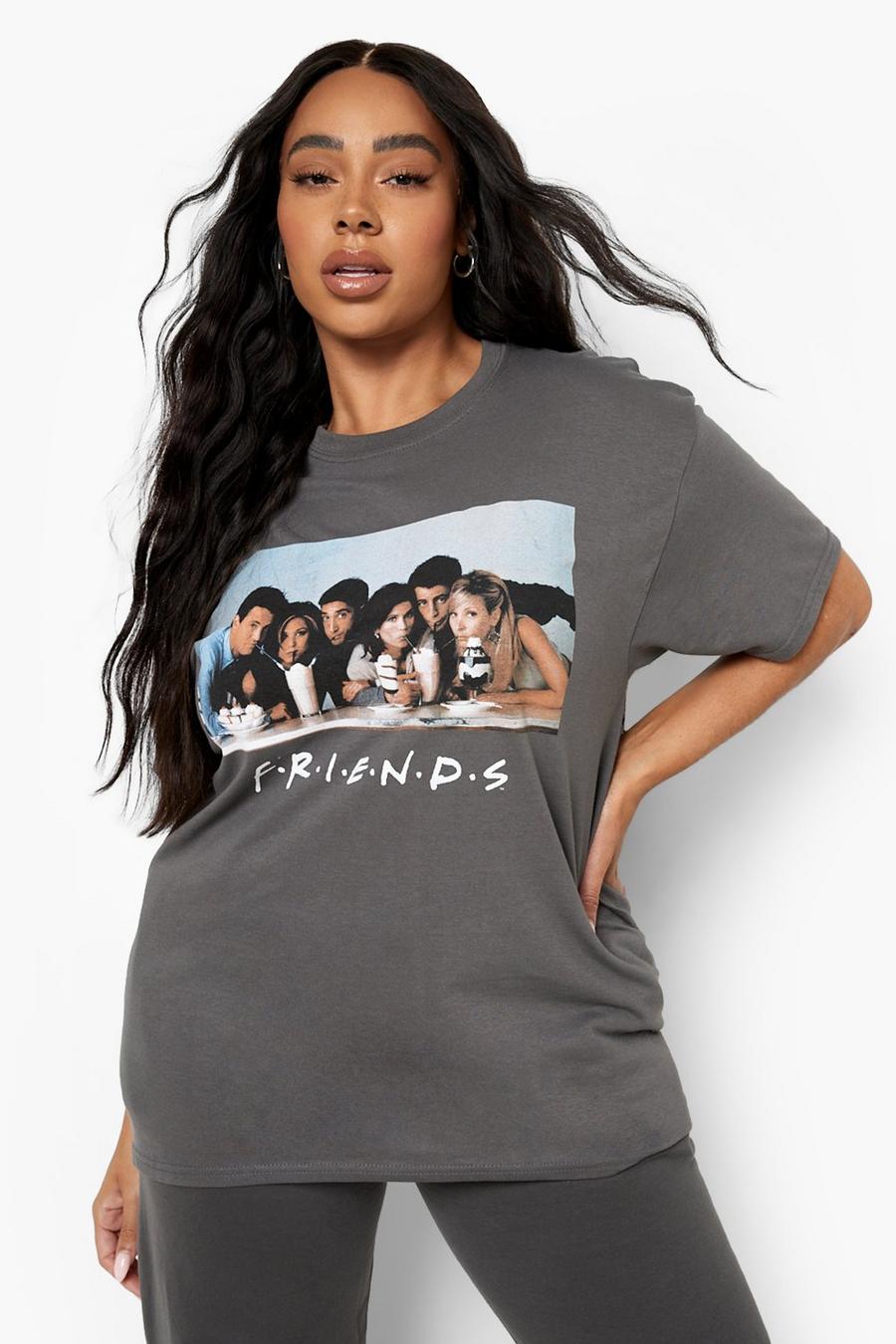 Charcoal Plus Gelicenseerd Friends T-Shirt image number 1