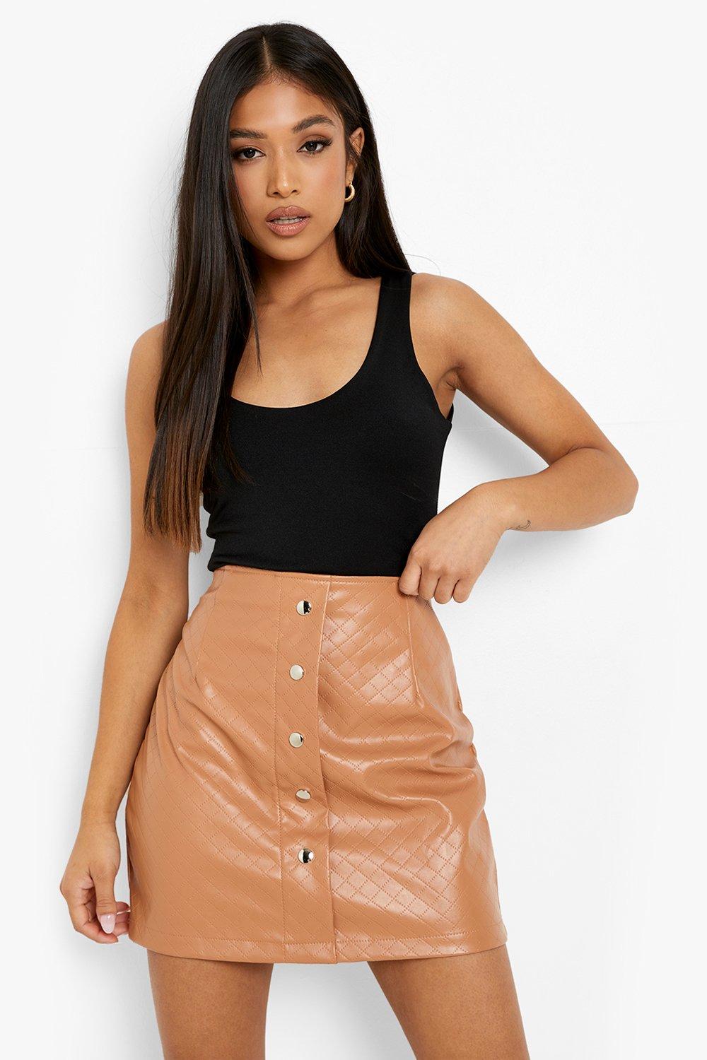 petite suede skirt