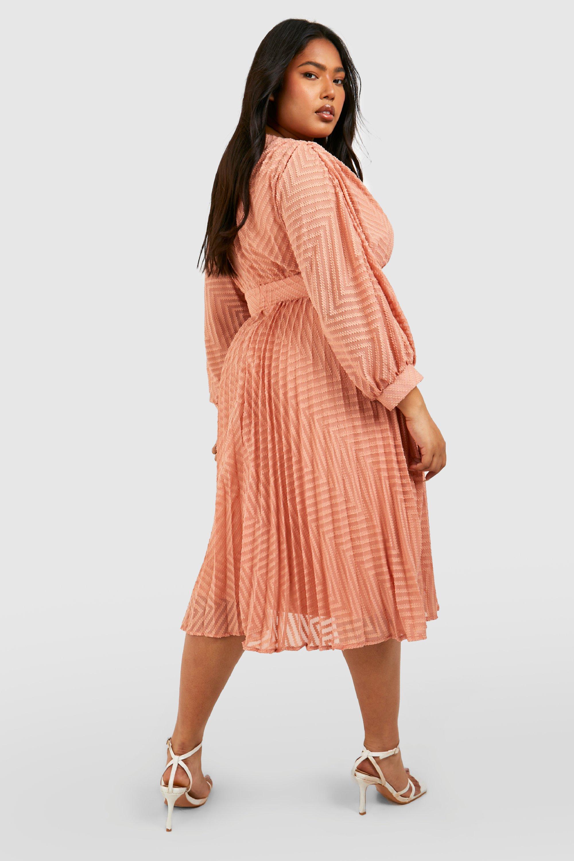 Boohoo midi outlet skater dress