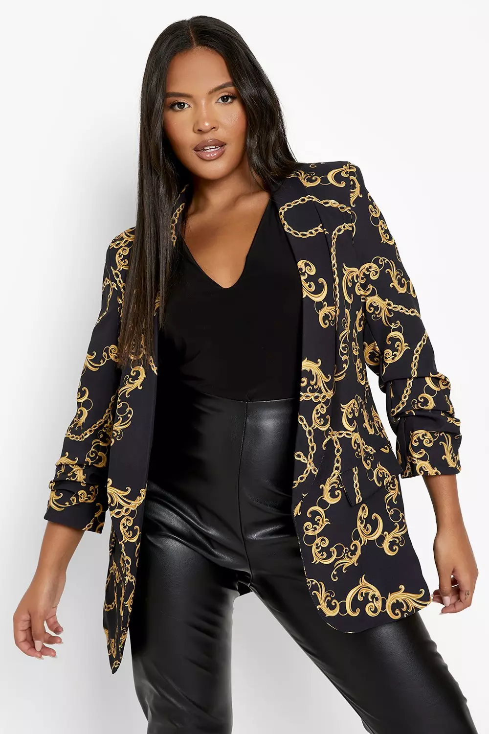 Chain 2025 print blazer