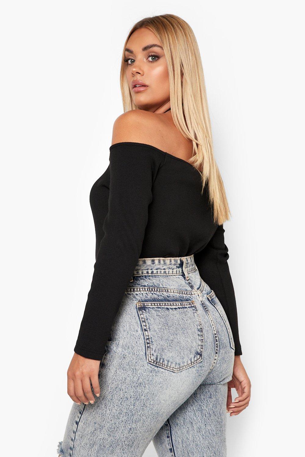 Boohoo discount bardot top