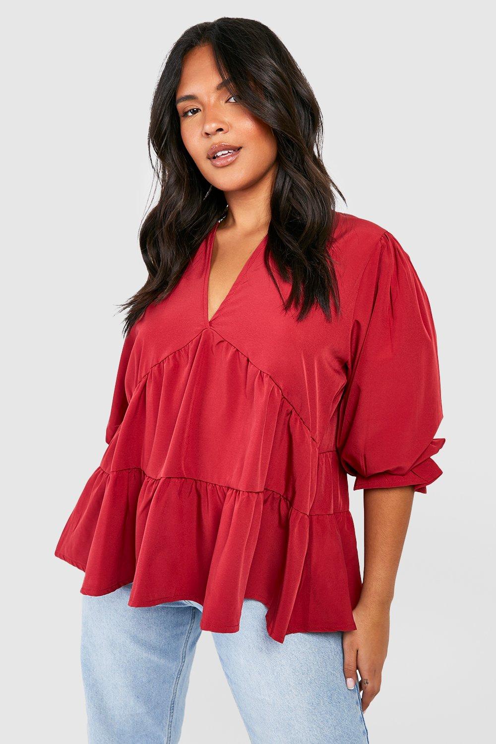 Plus Smock Top | boohoo