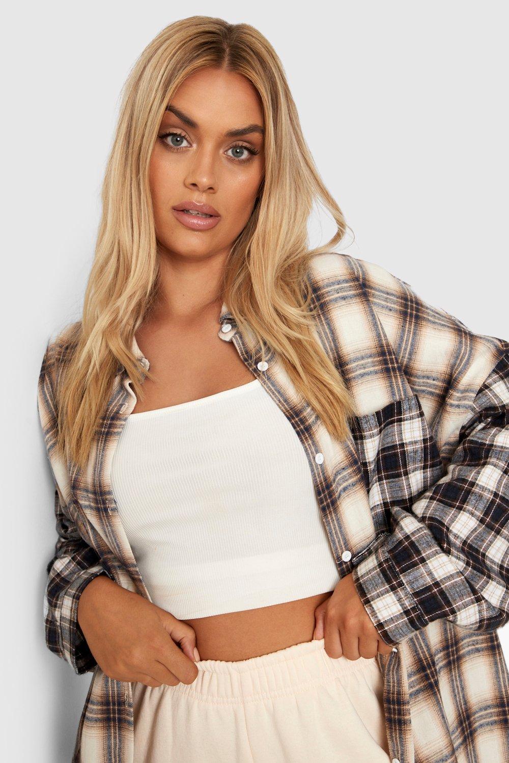 Boohoo discount chemise carreaux