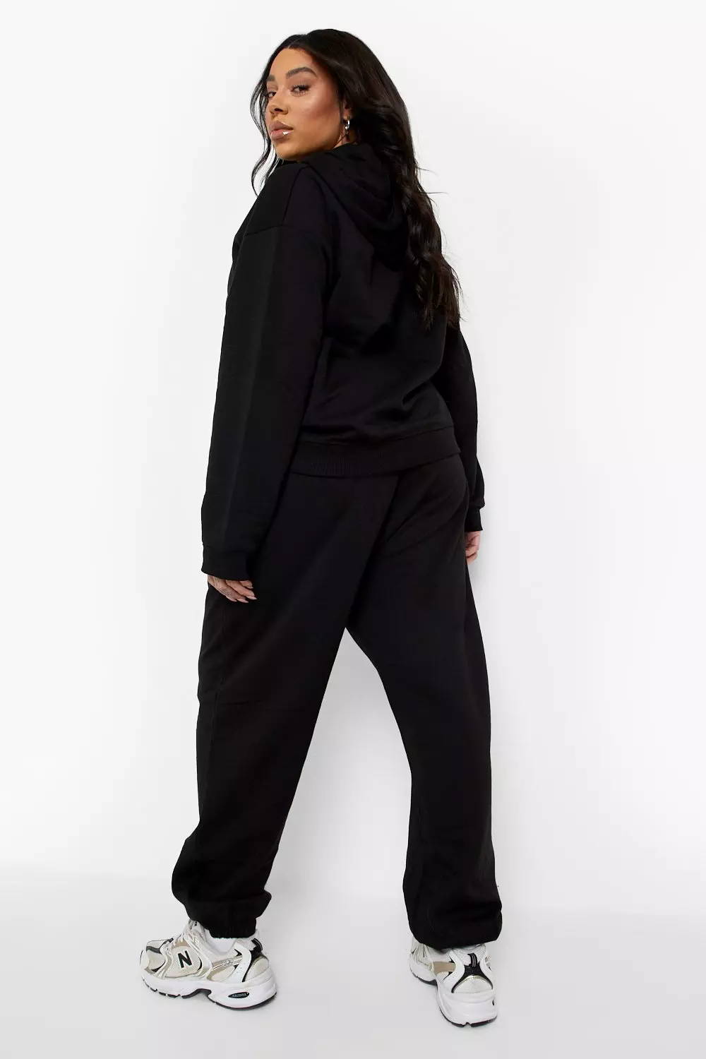 Black Plus Regular Hooded Tracksuit alternative image