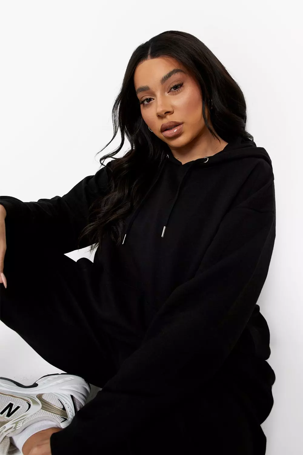 Black Plus Regular Hooded Tracksuit alternative image
