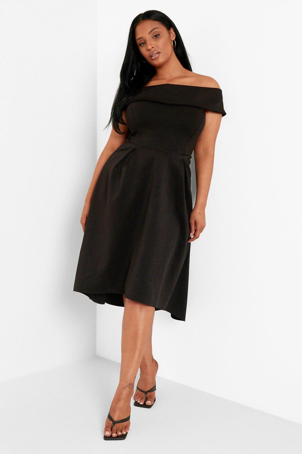 Dresses | Plus Double Layer Midi Dress | boohoo