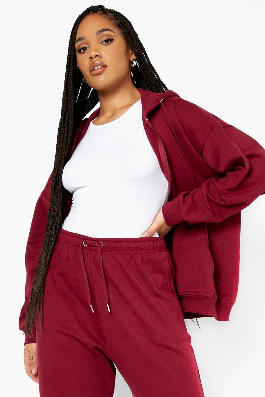 Berry Plus - Oversize hoodie med dragkedja image number 1