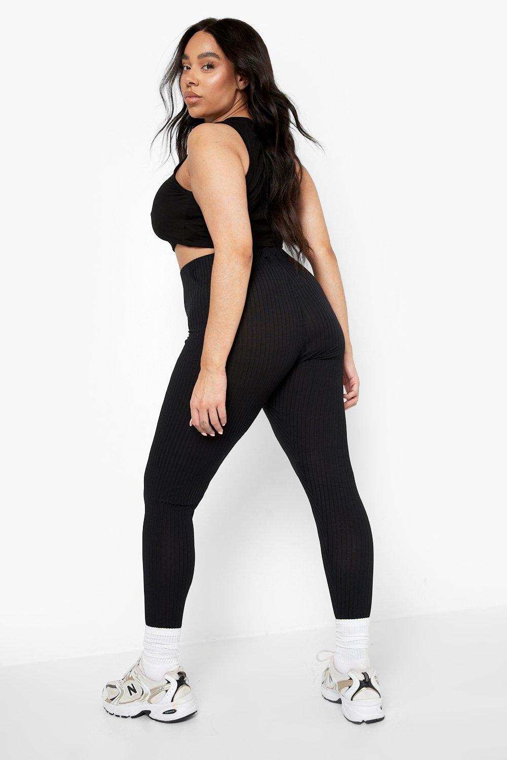 Boohoo plus outlet leggings