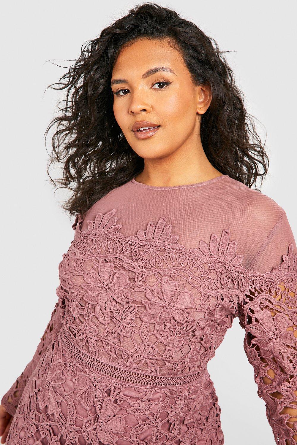 Embroidered dress outlet boohoo