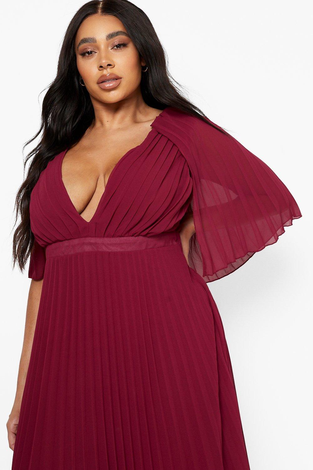 Coast violetta pleated outlet maxi dress