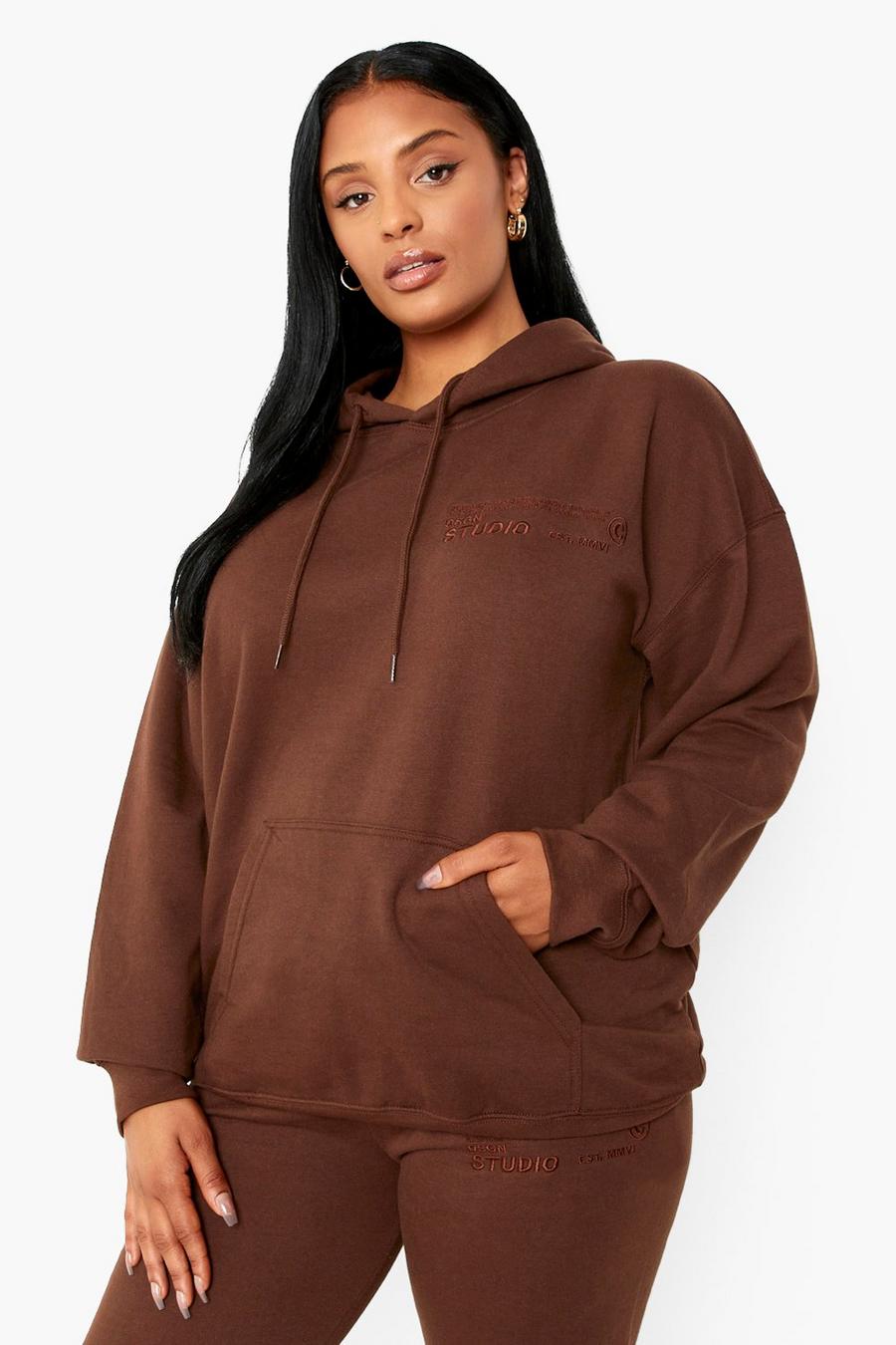 Chocolate Plus Dsgn Studio Embroidered Hoodie image number 1