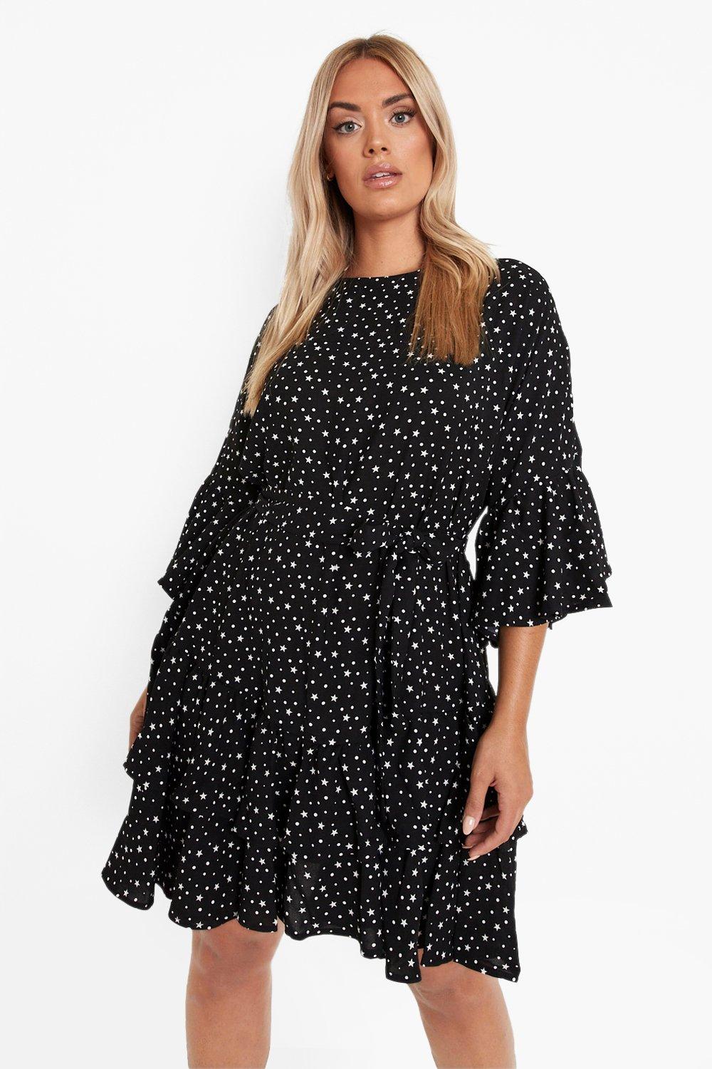 Boohoo star dress best sale