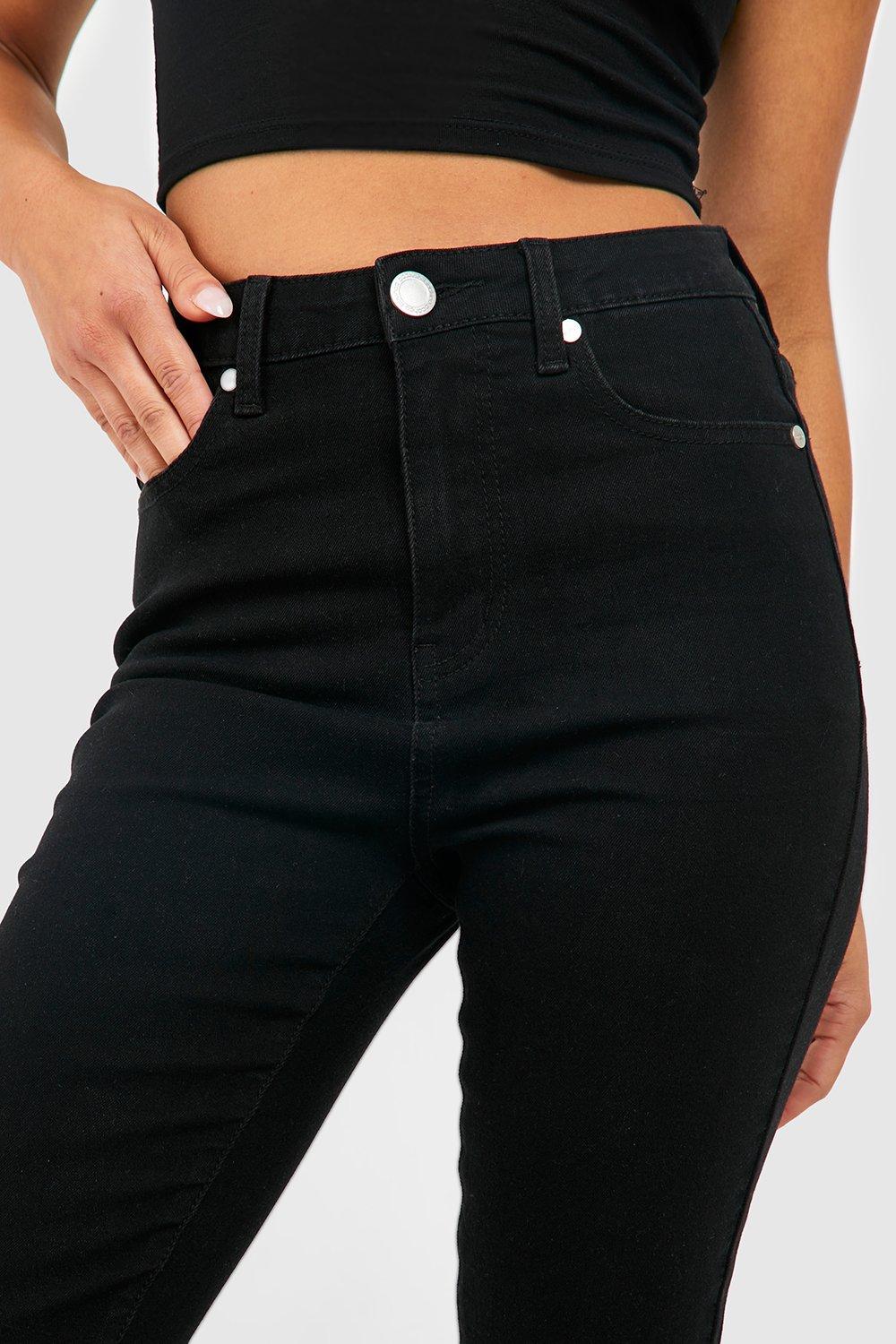 Petite high store waisted black jeans