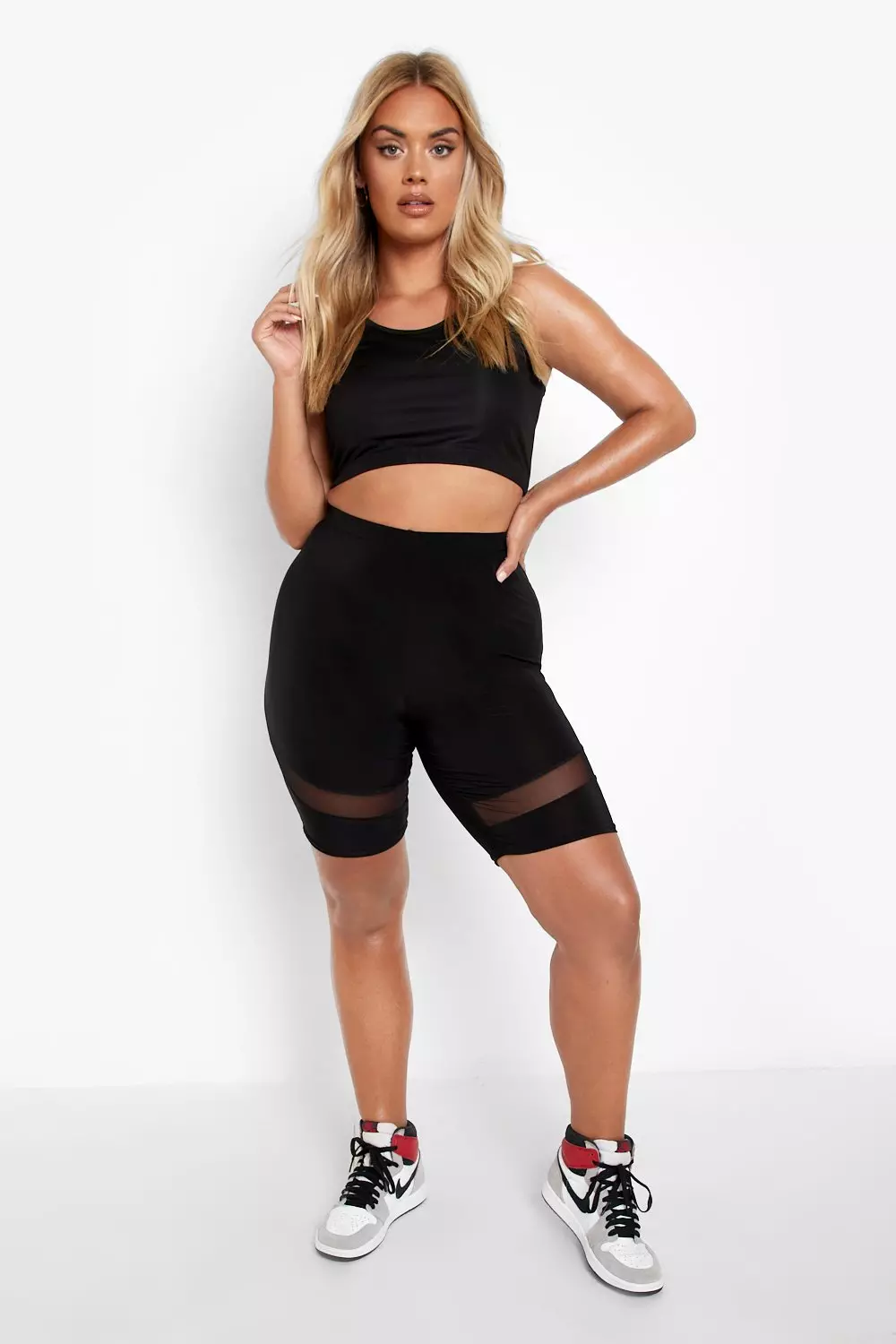 Mesh biker clearance shorts plus size