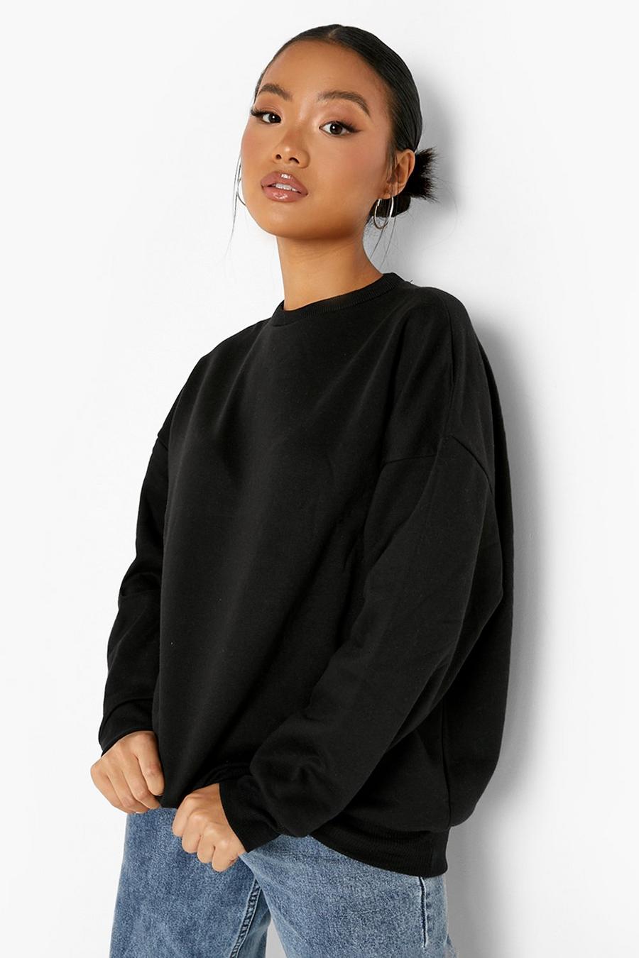 Black Petite - Oversize sweatshirt  image number 1