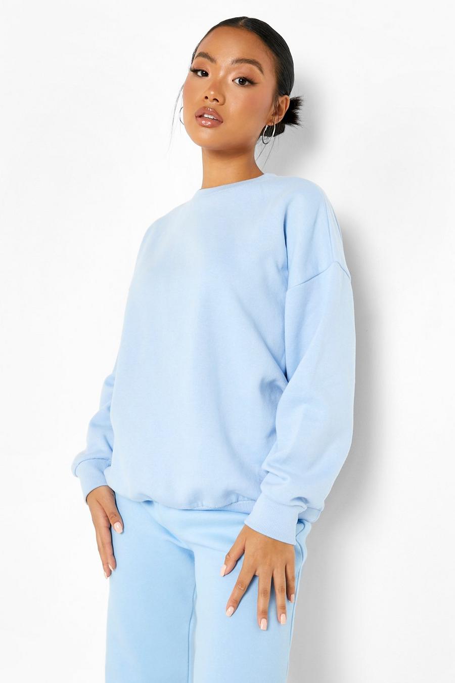 Oversize-Sweatshirt , Petite Size, Blassblau image number 1
