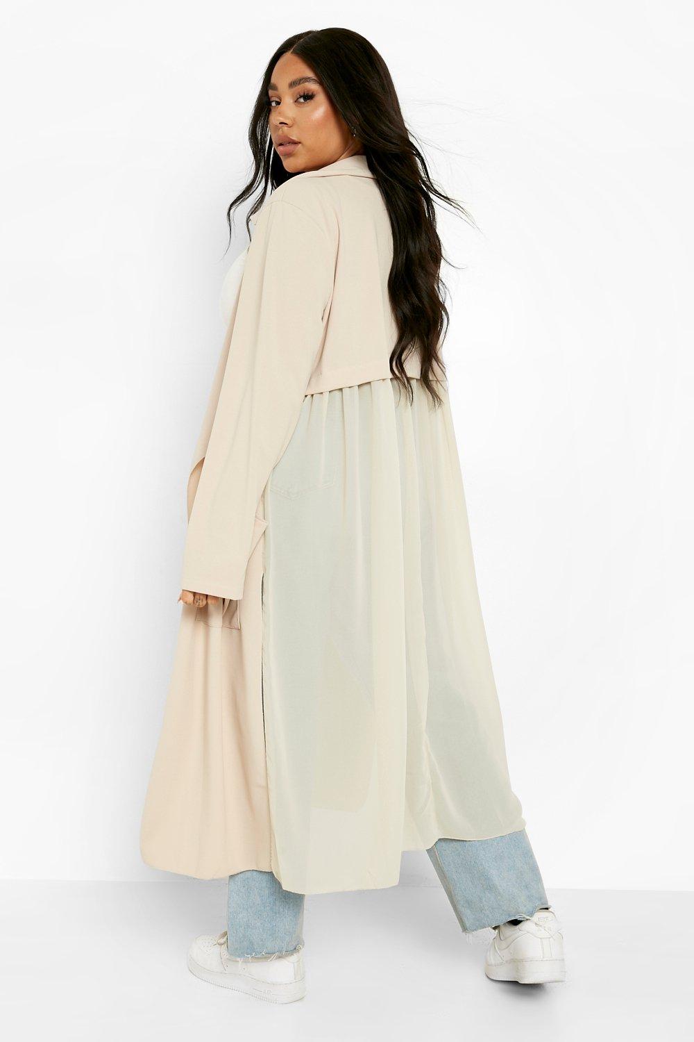 Chiffon coat outlet