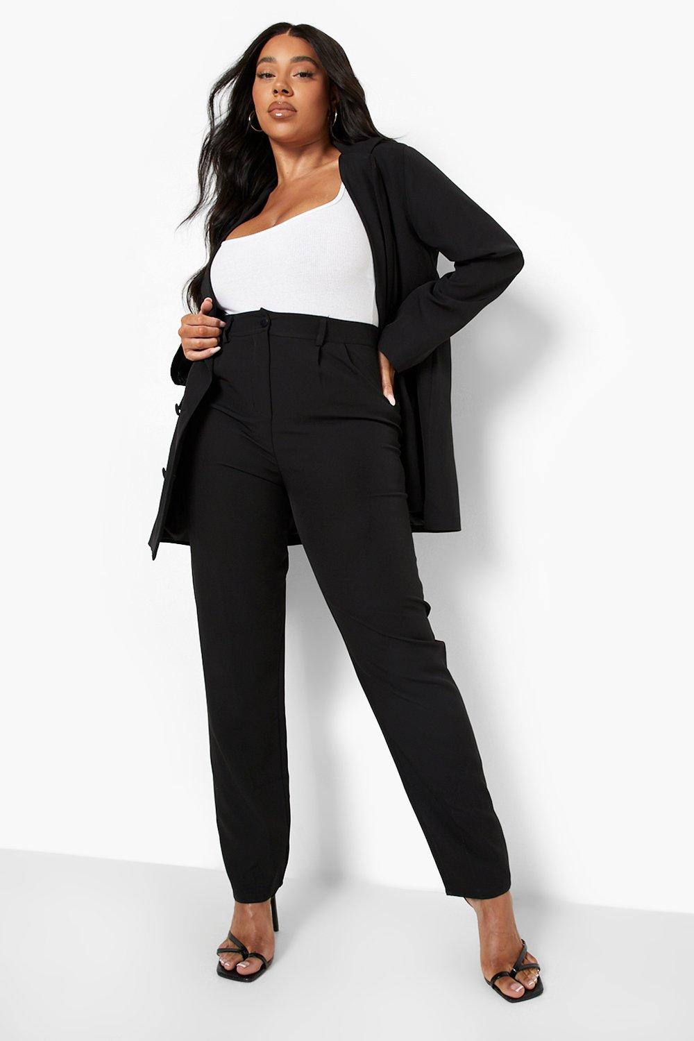 plus size tailored pants