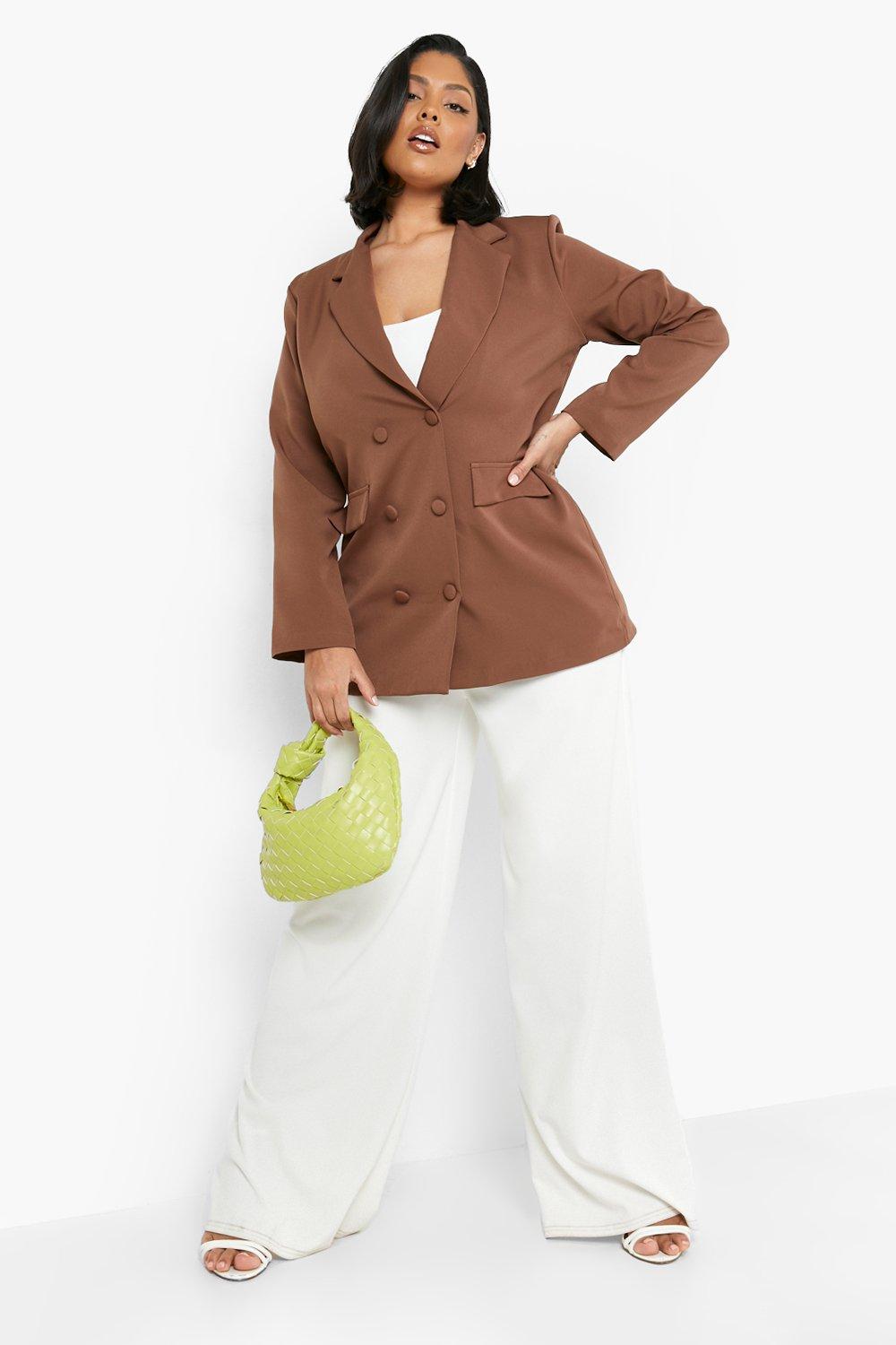 Boohoo plus best sale size blazer