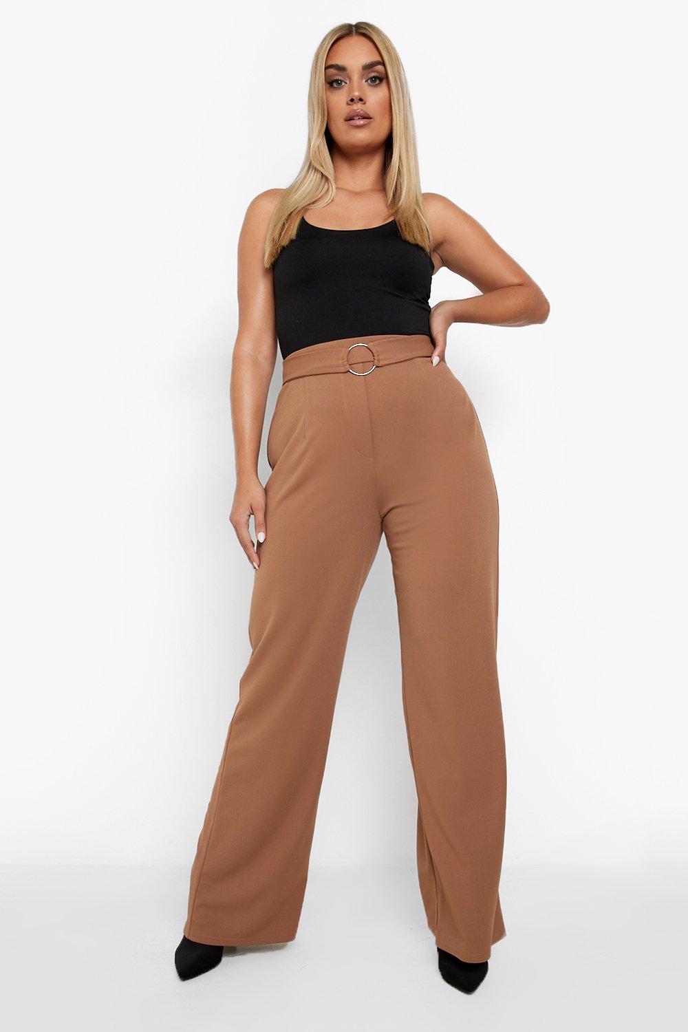 Soft Rib Knit Wide Leg Pants