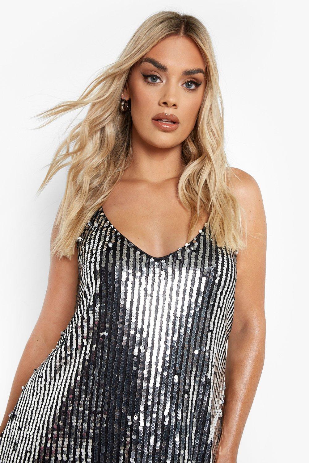 sparkly flowy dress