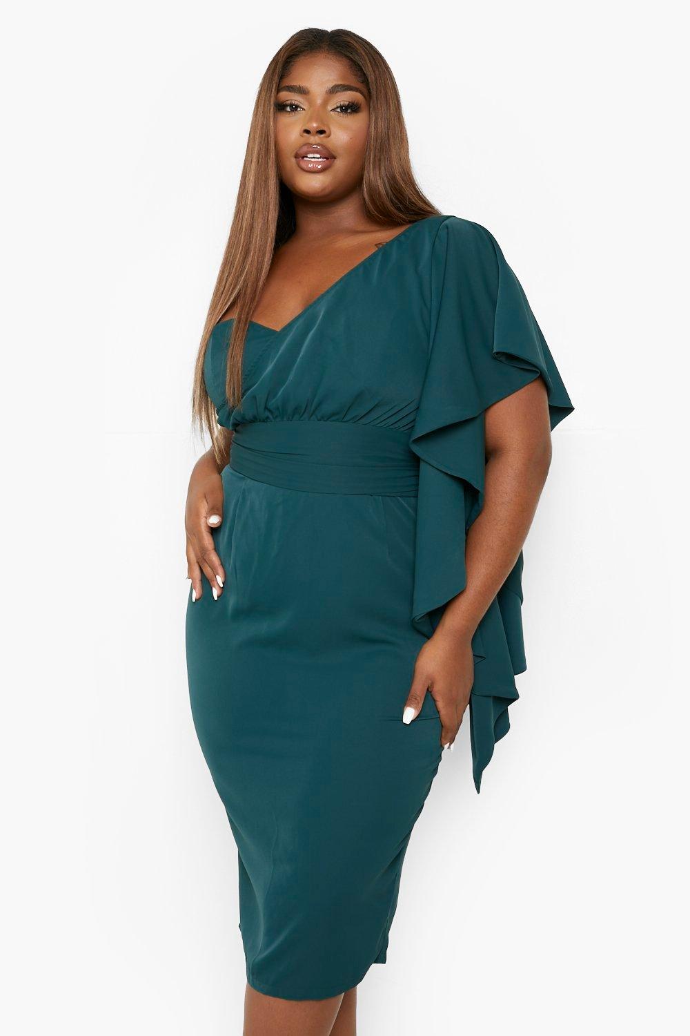 Boohoo plus store size dresses