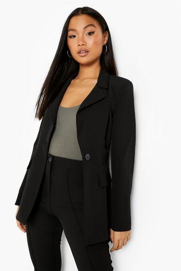 Petite Getailleerde Blazer black