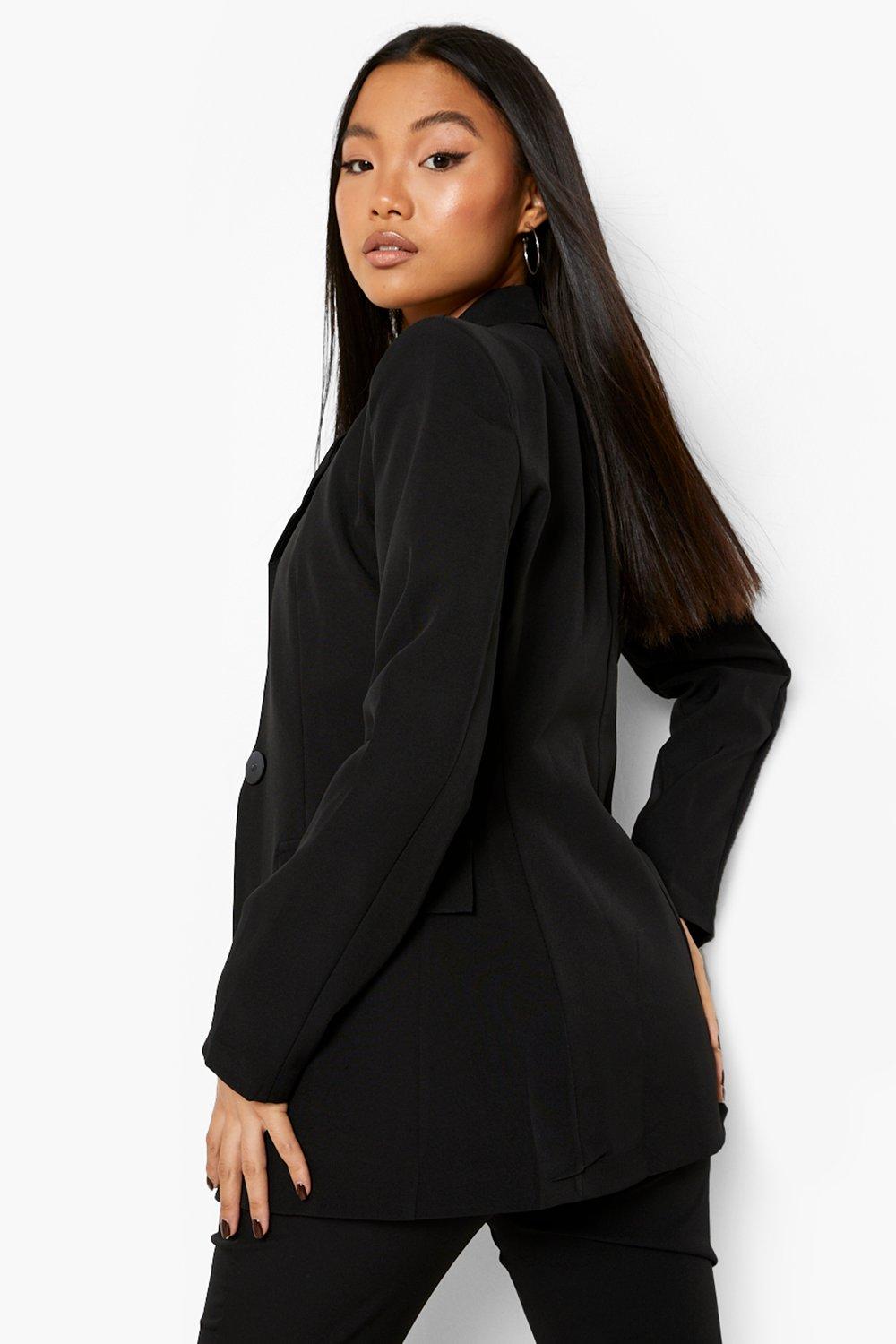 Petite Single Breasted Tailored Blazer