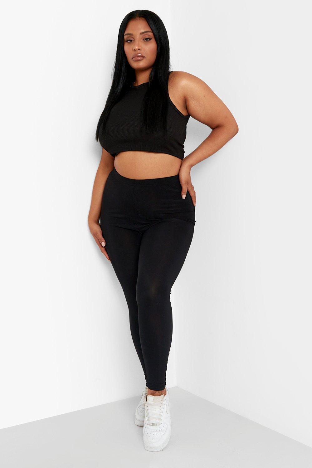Plus Ruched Bum Booty Boosting Workout Leggings
