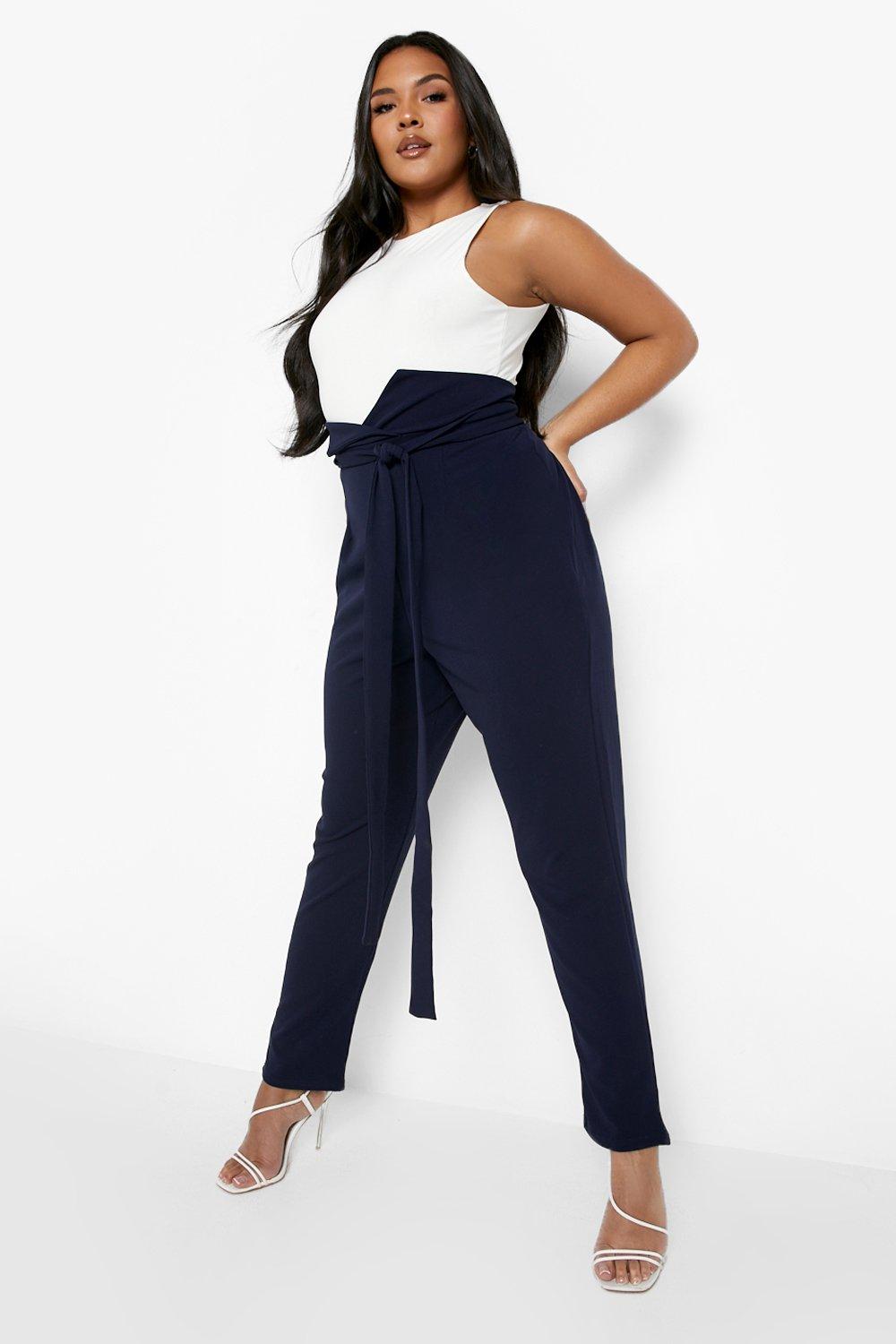 High waisted plus size dress clearance pants