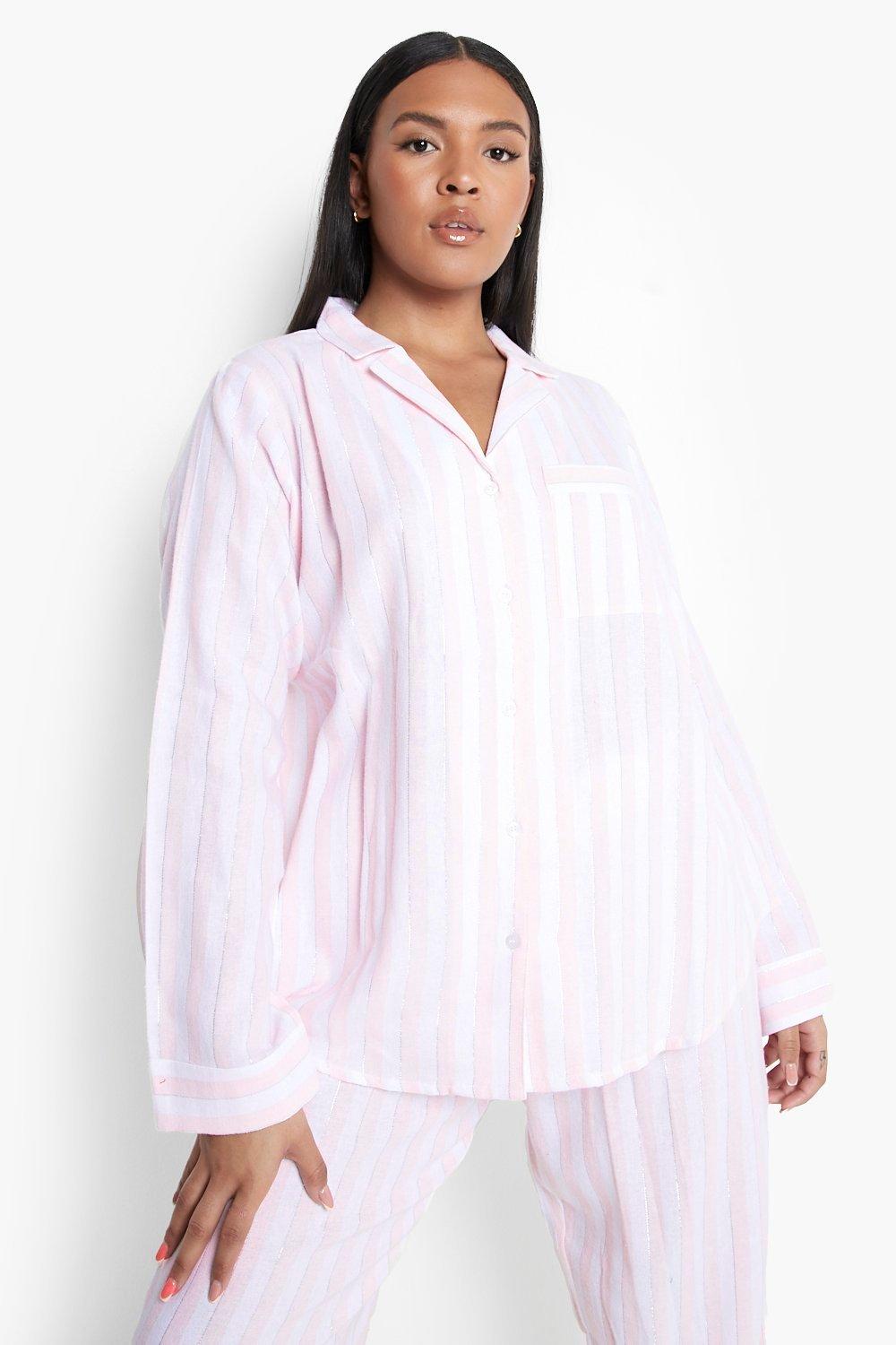 Shimmer flannel discount long pj set