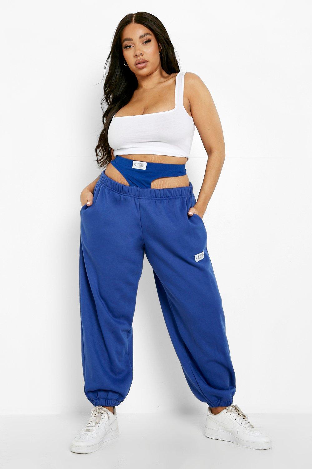 Boohoo plus joggers sale