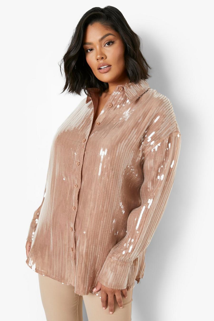 Nude Plus Sequin Shirt image number 1