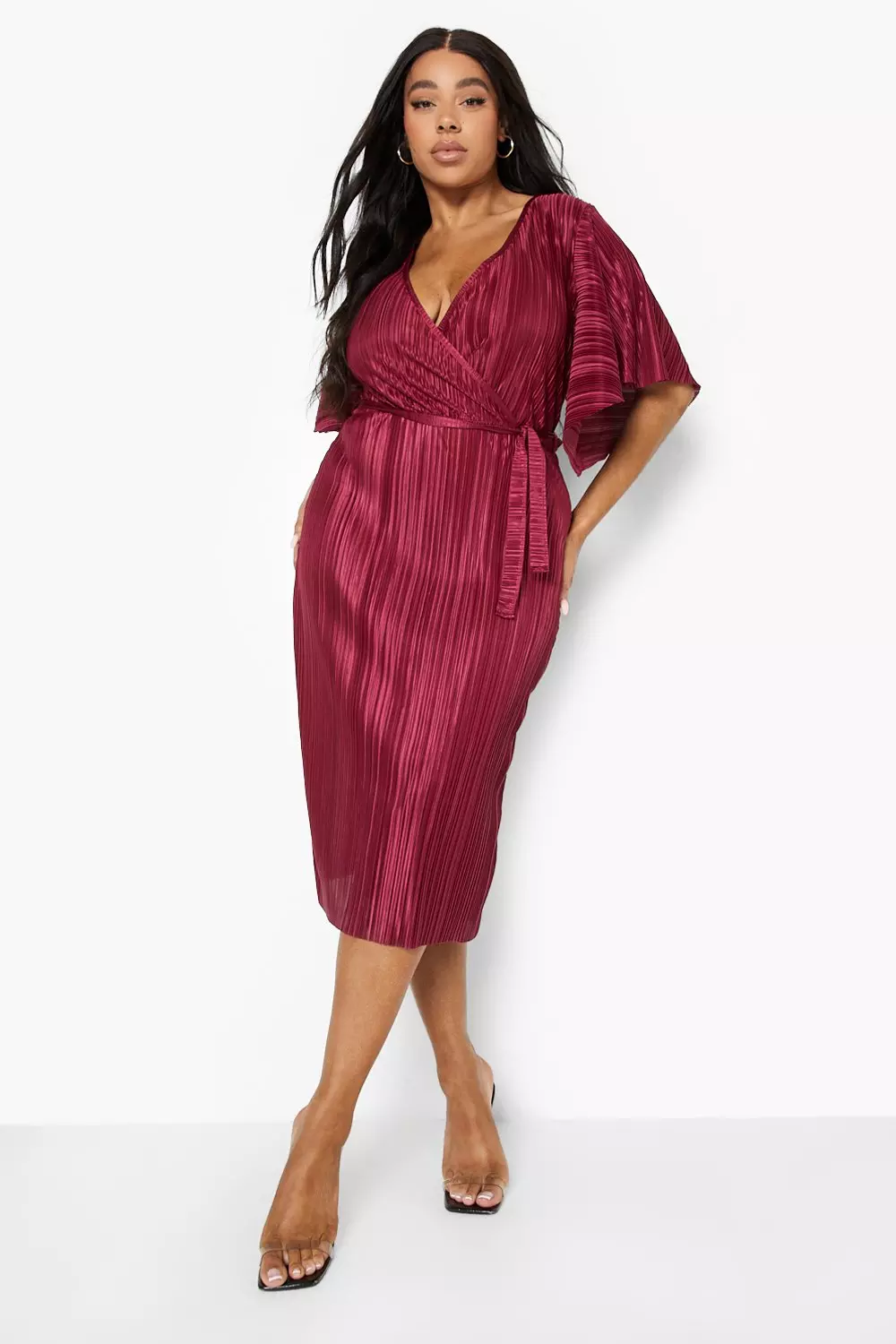 Plisse 2025 wrap dress