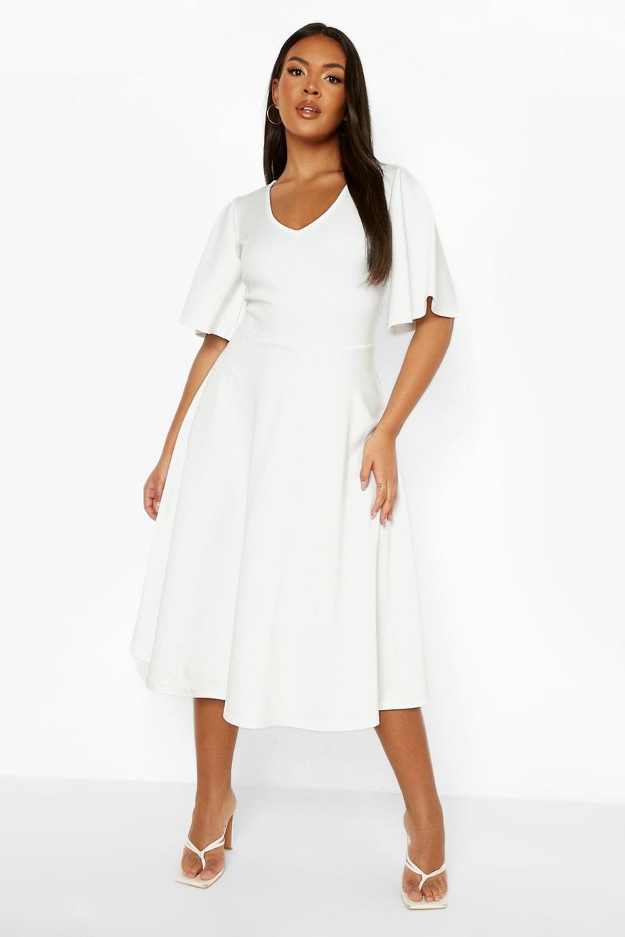 Grande taille - Robe patineuse mi longue, Ivory image number 1
