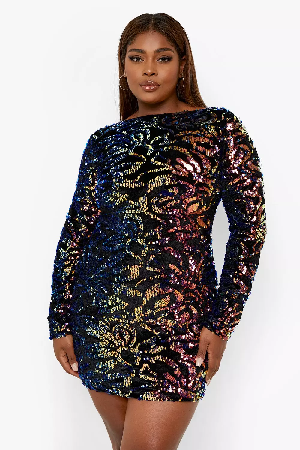 Bodycon rainbow cheap dress