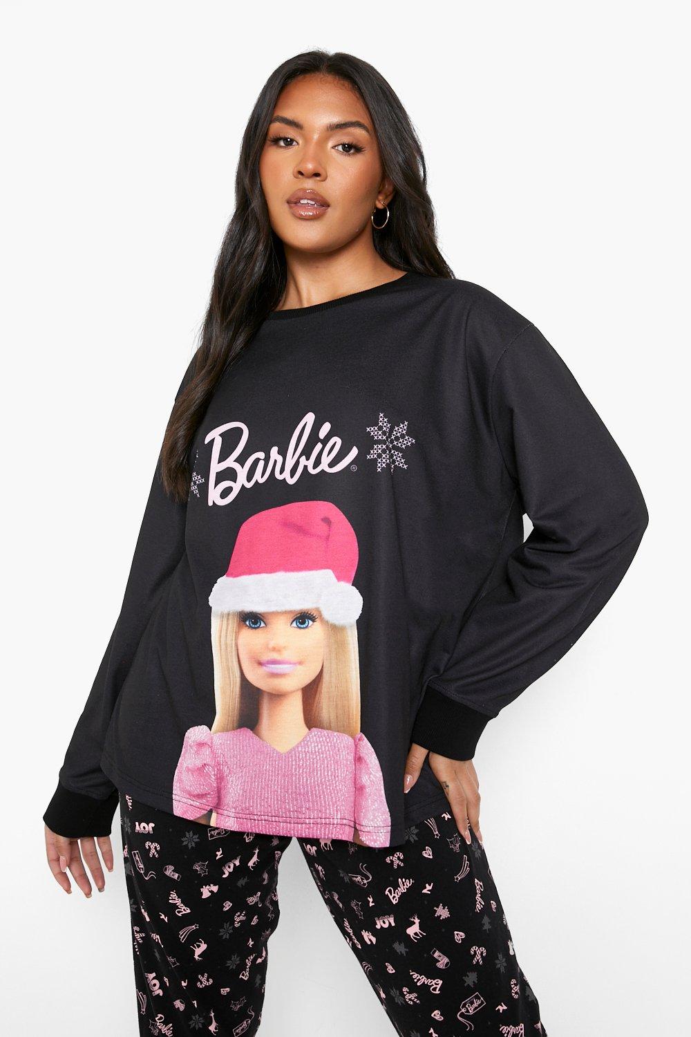 Plus Barbie Licensed Christmas Pajama Set