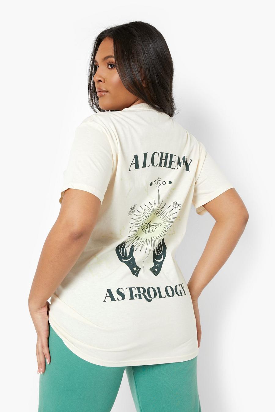 Stone Plus Astrology Graphic Back Graphic T-Shirt image number 1