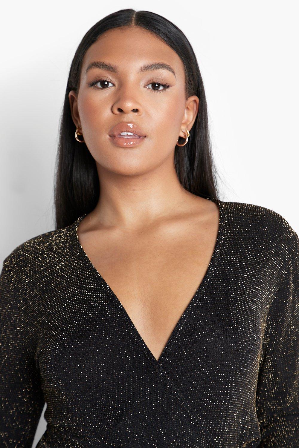 Boohoo metallic clearance