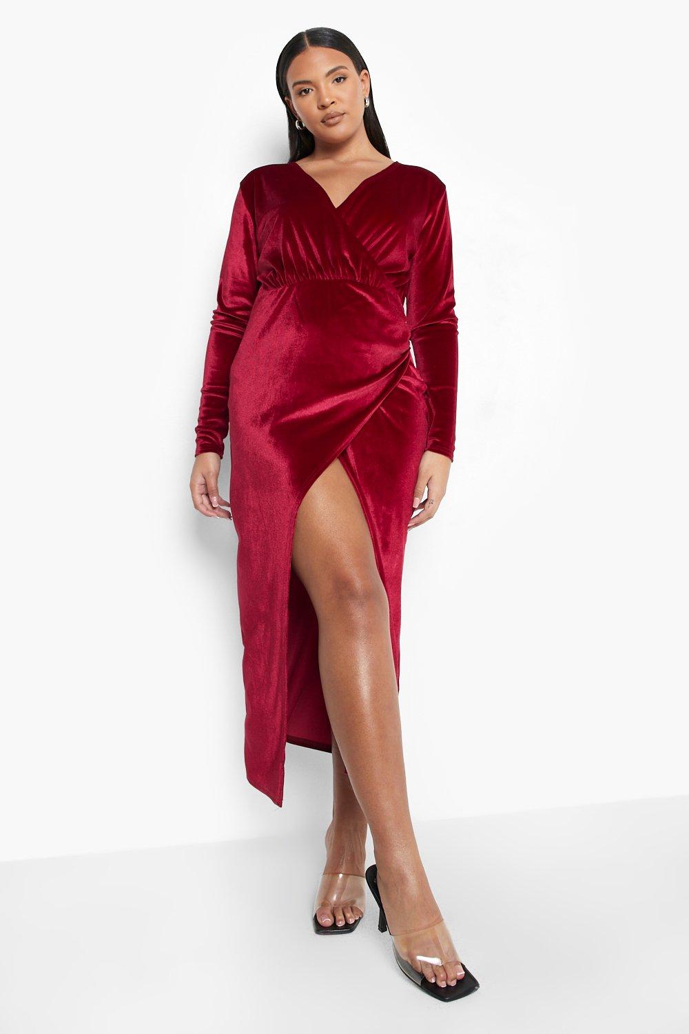 Velvet clearance berry dress