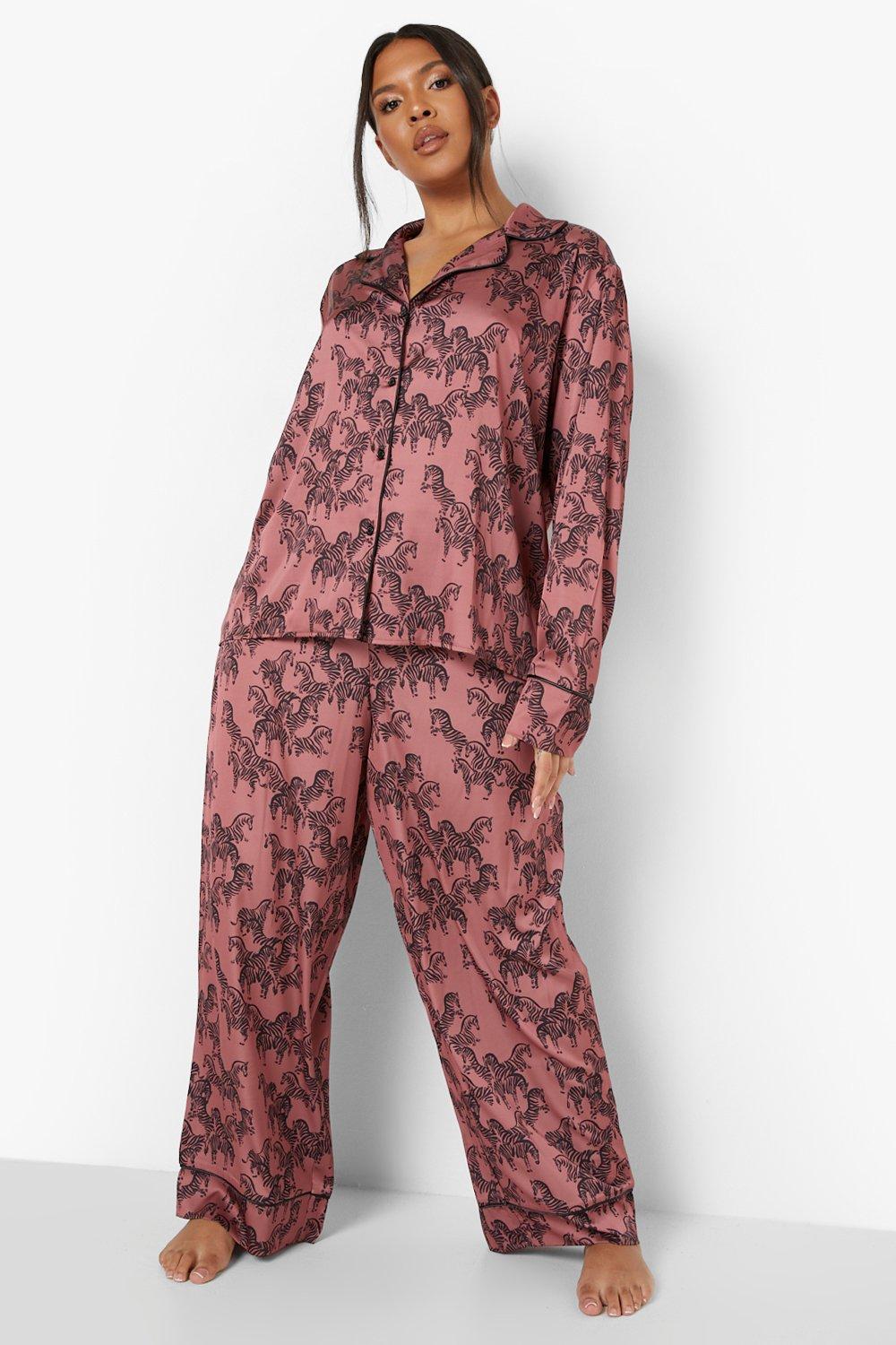 boohoo plus size pjs