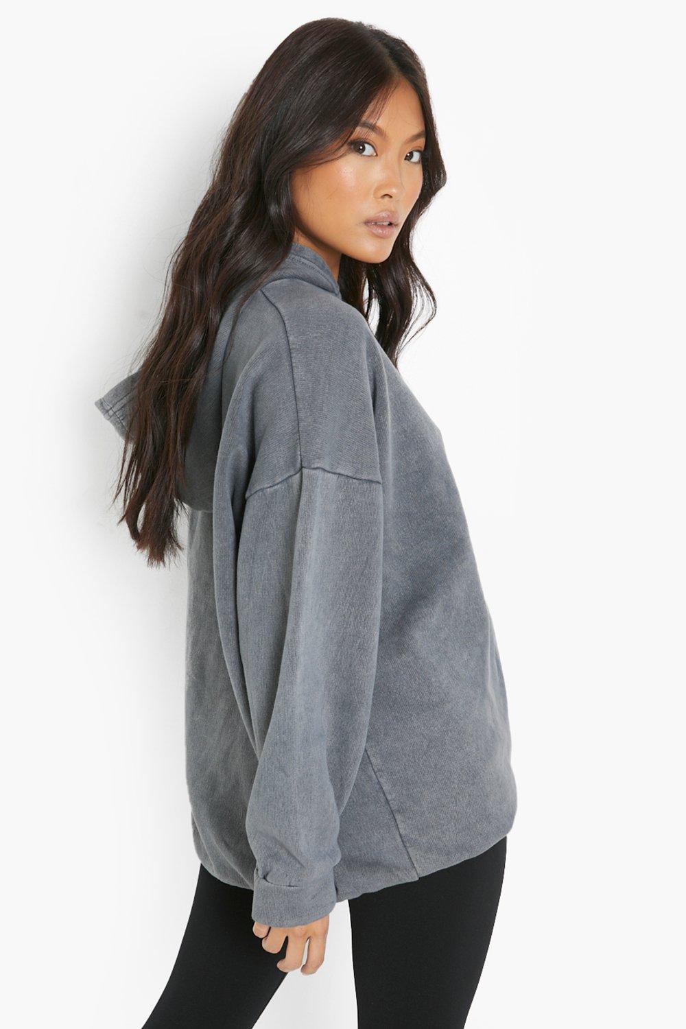 Acid wash best sale hoodie women's