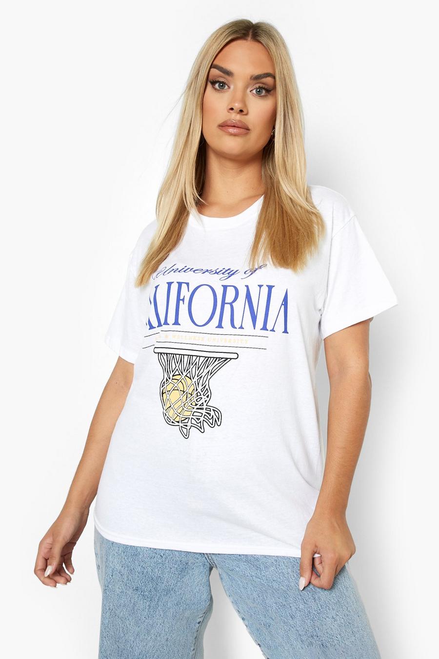 White Plus California Graphic T-Shirt image number 1
