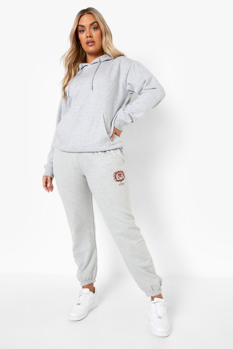 Grey marl Plus - Ofcl Joggers image number 1