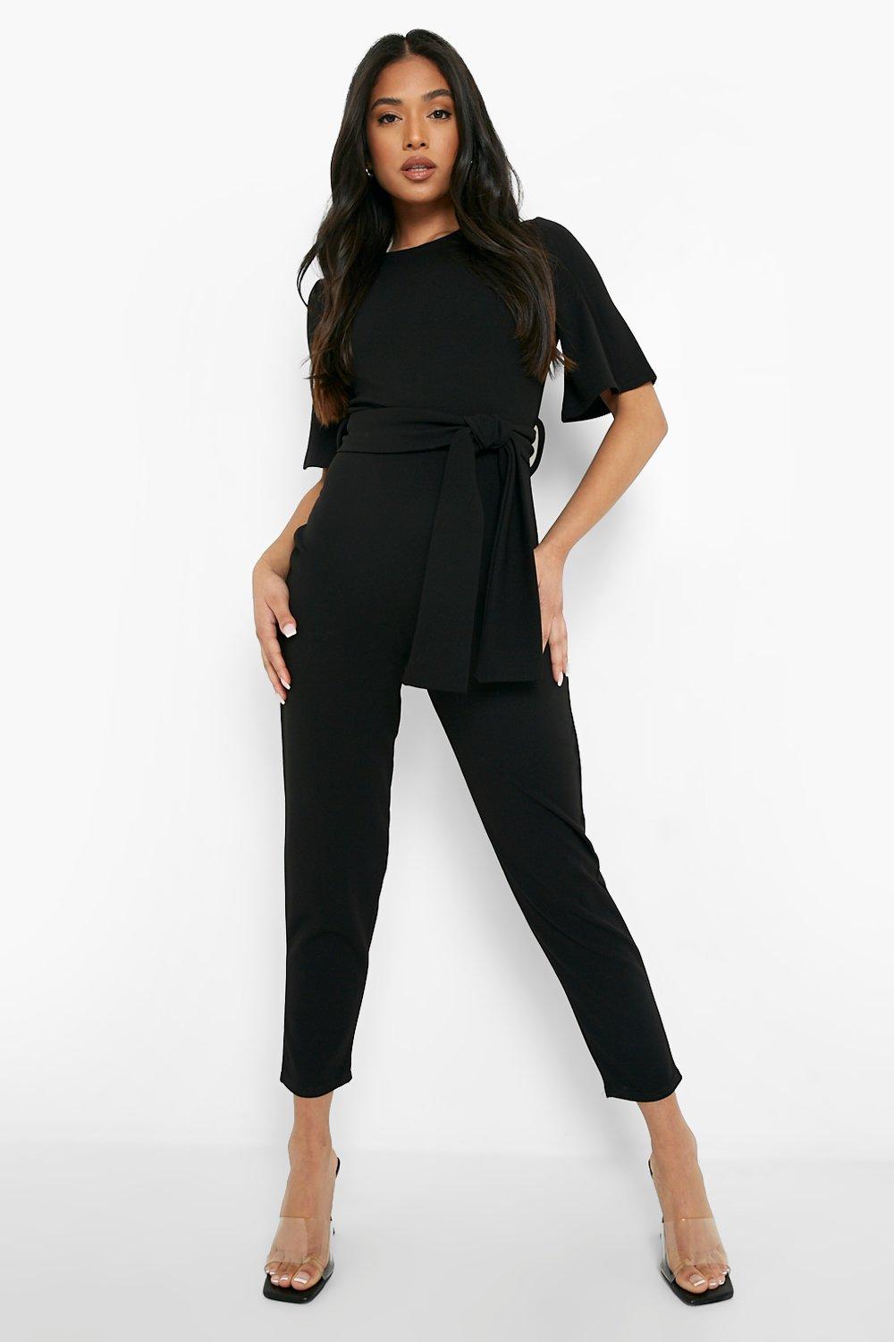 Shorts jumpsuit with cape online