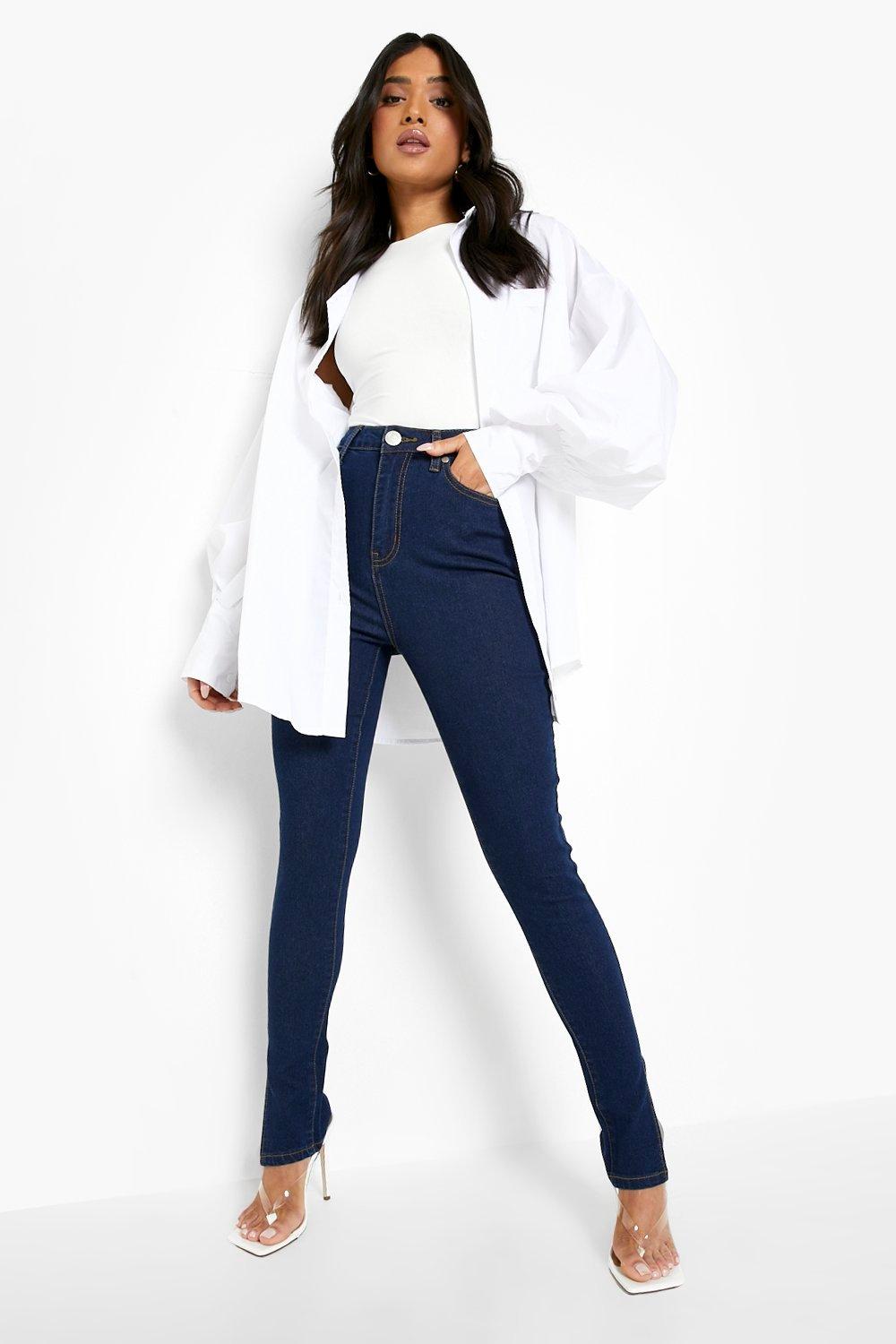 petite skinny jeans high waist