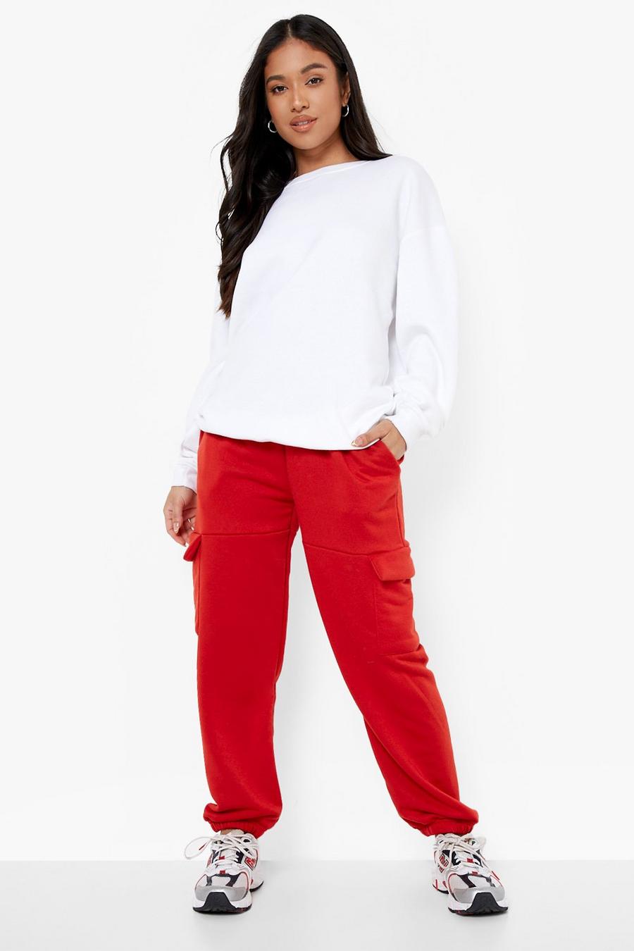 Red rot Petite Cargo Pocket Jogger