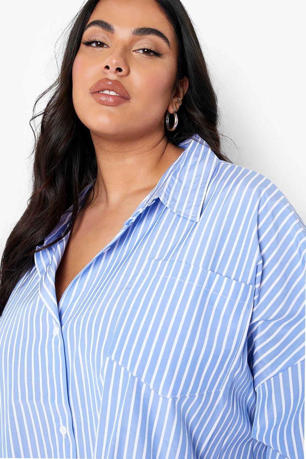 売れ筋商品|||バースリー カットソー トップス レディース Trendy Plus Size Oversized Tunic Shirt, Exclusively at Macy's Oasis Blue バースリー レディース カットソー トップス Trendy Plus Size