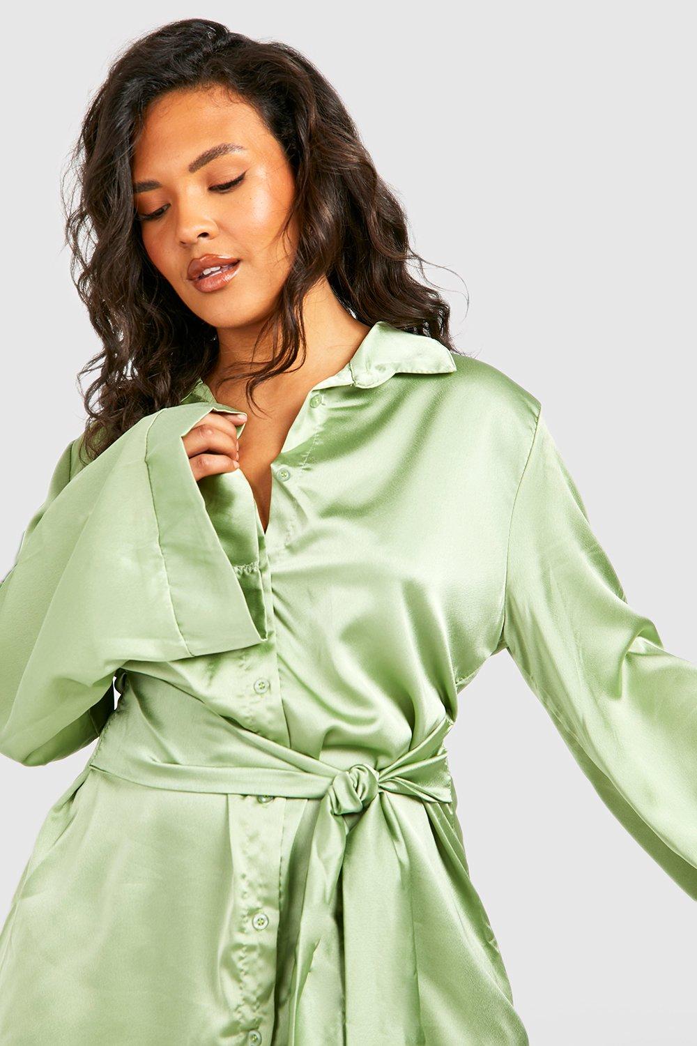 Boohoo silk dressing gown sale