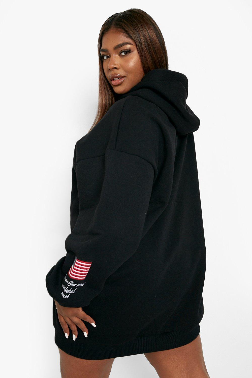 Hoodie hot sale dress boohoo